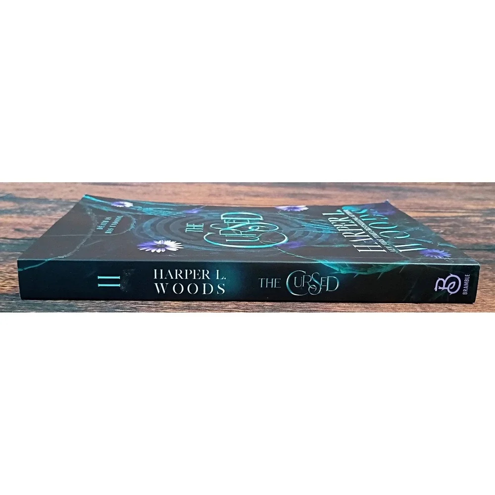 The Cursed Harper L Woods Coven‎ Series Book 2 Paperback Purple Sprayed Edges